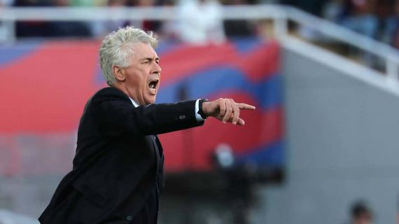 Ancelotti, en Barcelona.