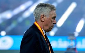 Ancelotti, tras perder la final de la Supercopa contra el Barcelona en Yeda.