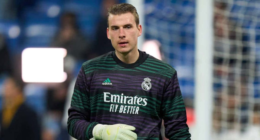 Andriy Lunin, portero del Real Madrid.