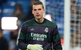 Andriy Lunin, portero del Real Madrid.