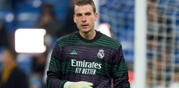 Andriy Lunin, portero del Real Madrid.