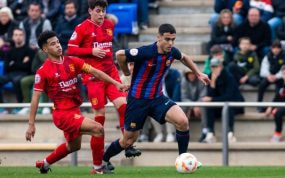 Ángel Alarcón, en el partido de Copa ante la Damm.