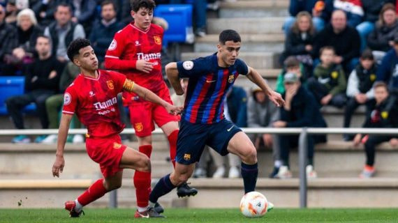 Ángel Alarcón, en el partido de Copa ante la Damm.