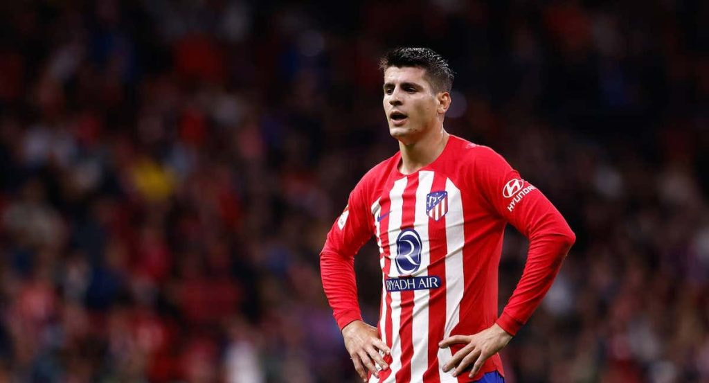 Álvaro Morata, delantero del Atlético de Madrid.