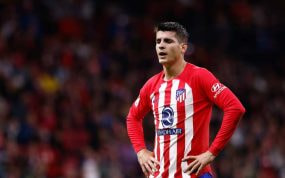 Álvaro Morata, delantero del Atlético de Madrid.