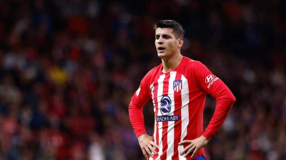 Álvaro Morata, delantero del Atlético de Madrid.