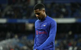 Ansu Fati, en el Bernabéu.