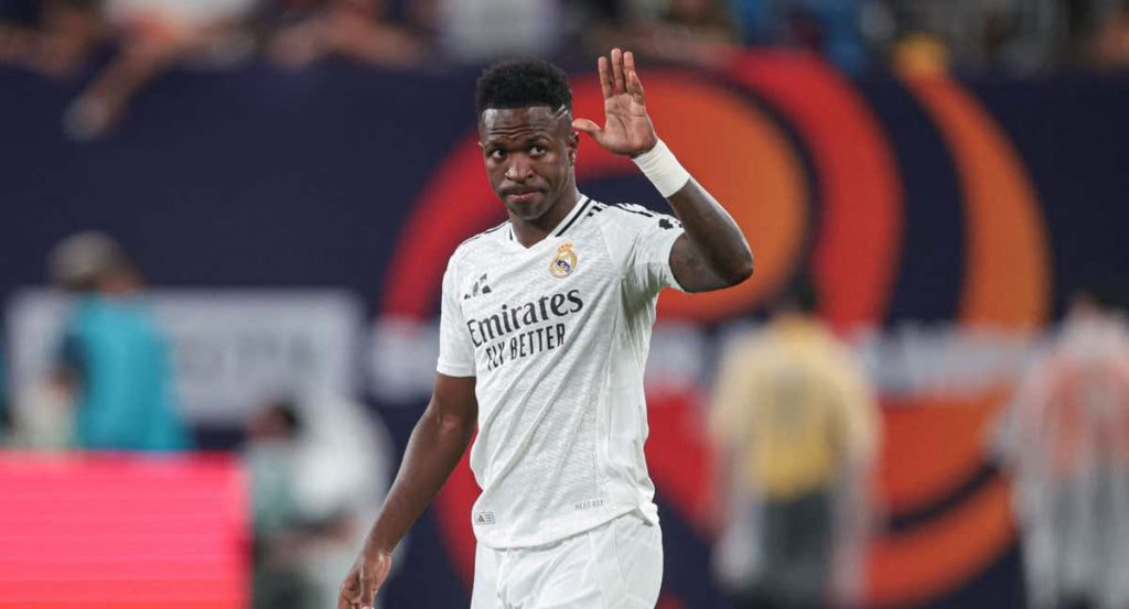 Vinicius Jr durante la gira de verano del Real Madrid.