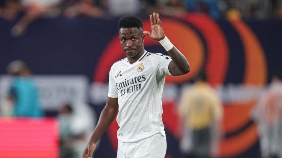 Vinicius Jr durante la gira de verano del Real Madrid.