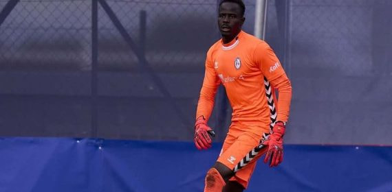 Sarr, en un partido.