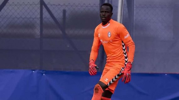 Sarr, en un partido.