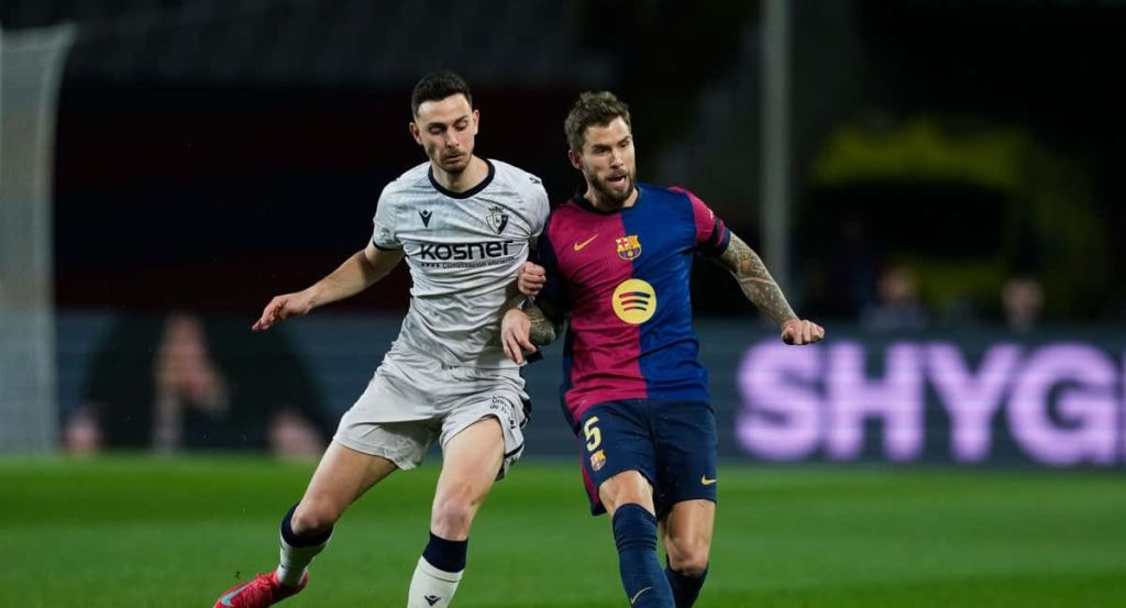 Iñigo Martínez, en el partido ante Osasuna.