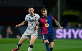 Iñigo Martínez, en el partido ante Osasuna.