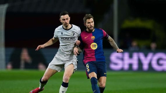 Iñigo Martínez, en el partido ante Osasuna.