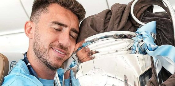 Laporte, con la Champions.