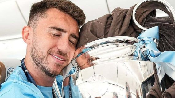 Laporte, con la Champions.