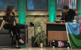 Danna Paola, durante su entrevista en La Revuelta.