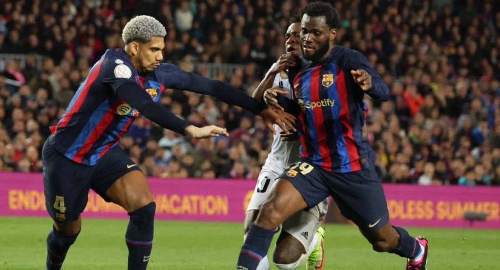 Kessie, durante el partido de Copa ante el Real Madrid.