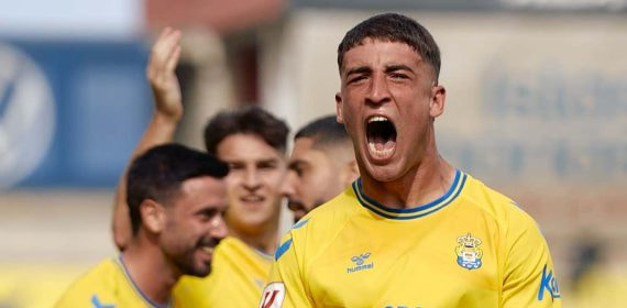 Juanma Herzog, central de Las Palmas al que pretende el Atlético.