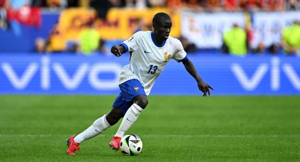Kanté durante la Eurocopa con Francia.