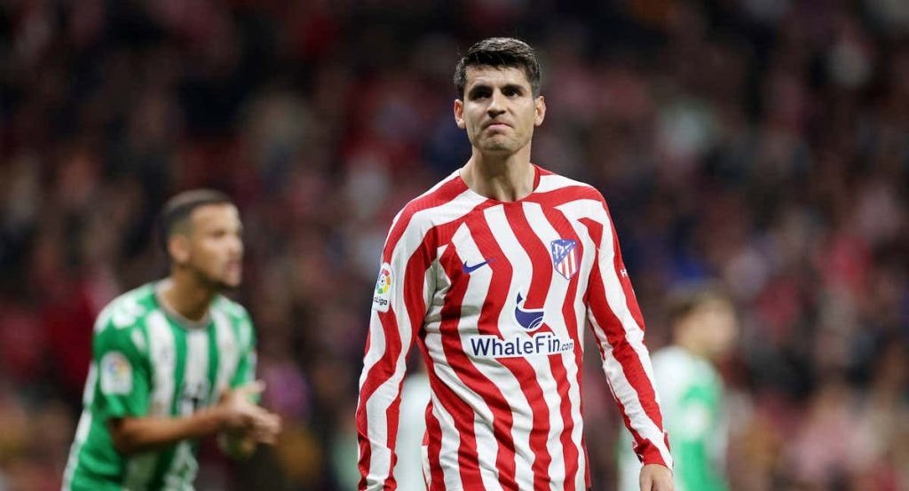 Morata no marcó ante el Betis, el pasado domingo 2 de abril en el Metropolitano.