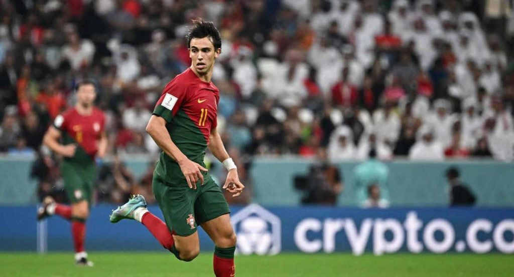 Joao Félix, durante la goleada contra Suiza.