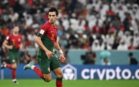 Joao Félix, durante la goleada contra Suiza.