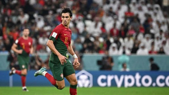 Joao Félix, durante la goleada contra Suiza.