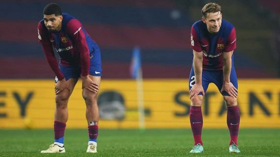 Araujo y De Jong acaban contrato en 2026.