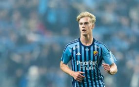 Bergvall, en un partido con el Djurgarden