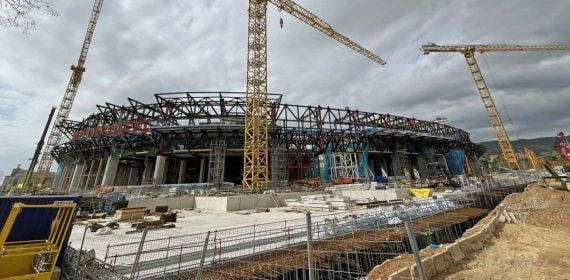 El estado del Camp Nou a inicios de marzo.
