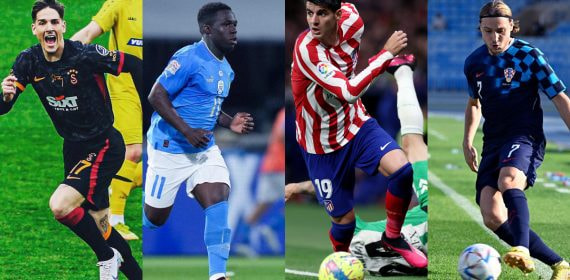 Zaniolo, Gnonto, Morata y Lovro Majer.