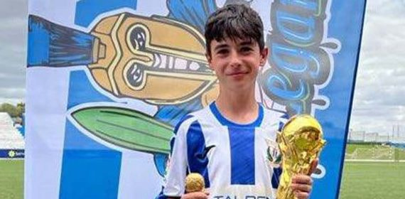 Byron, con el Leganés.
