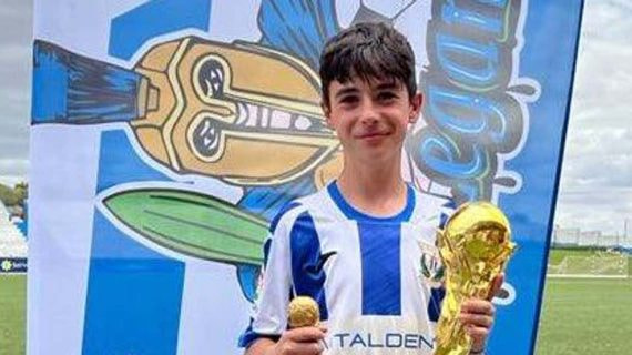 Byron, con el Leganés.