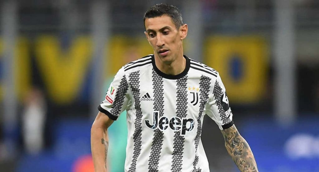 Di María, en un partido reciente con la Juventus.