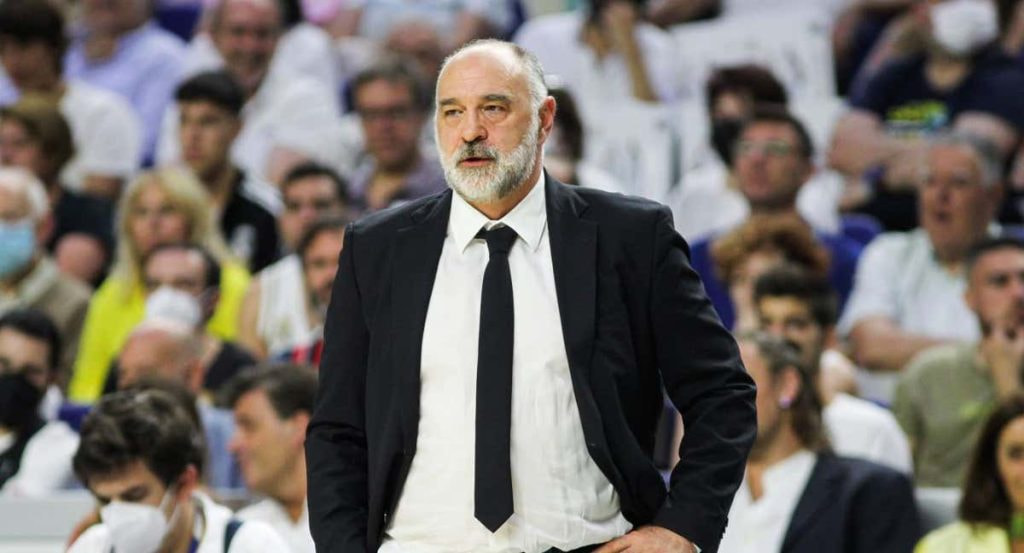 Pablo Laso en uno de sus últimos partidos con el Real Madrid.