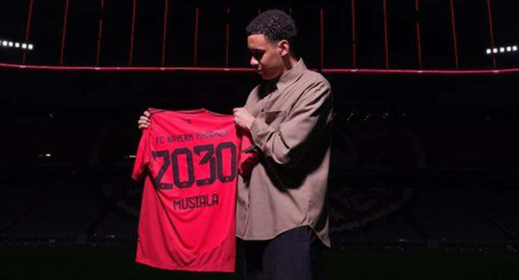 Renovación de Musiala con el Bayern.
