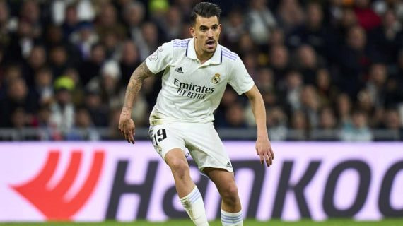 Dani Ceballos, con el Real Madrid.