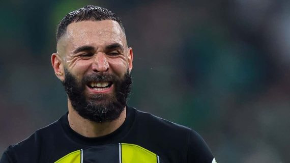 Karim Benzema, delantero francés del Al-Ittihad de Arabia Saudí.