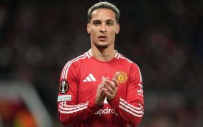 Antony, extremo del Manchester United.