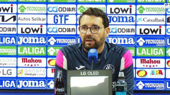 José Bordalás, en rueda de prensa este viernes.