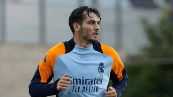 Brahim entrenándose en Valdebebas.