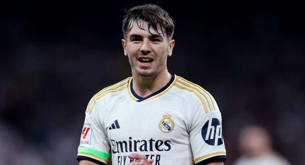 Brahim Díaz, durante el Derbi.