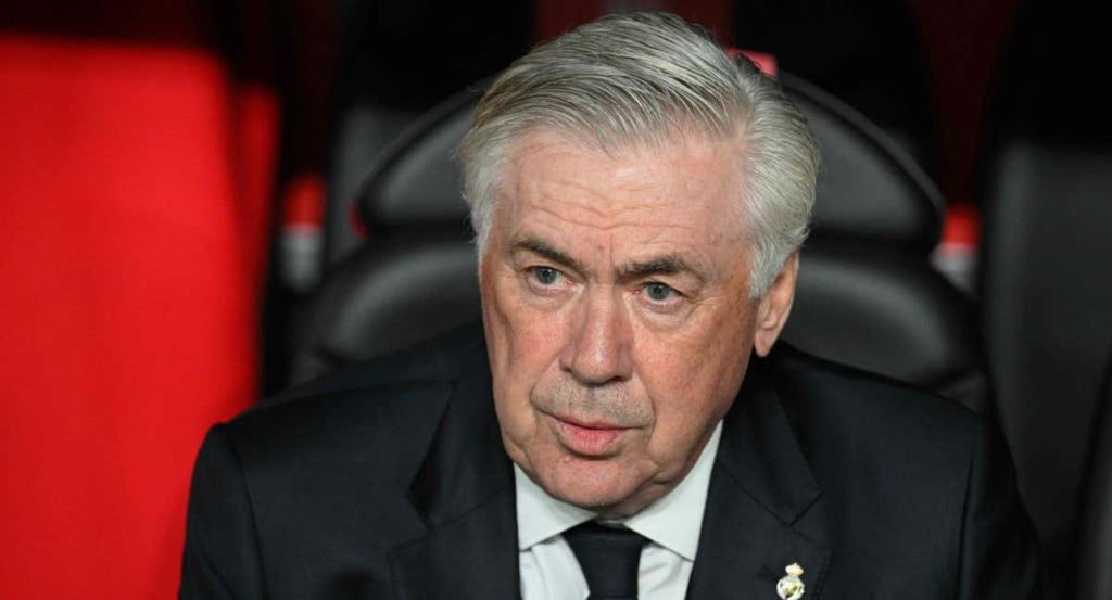 Carlo Ancelotti, durante la final de Copa.