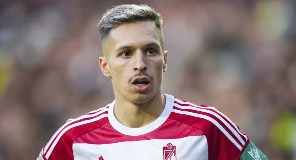 Bryan Zaragoza, en el partido contra el Valencia del pasado 5 de noviembre.