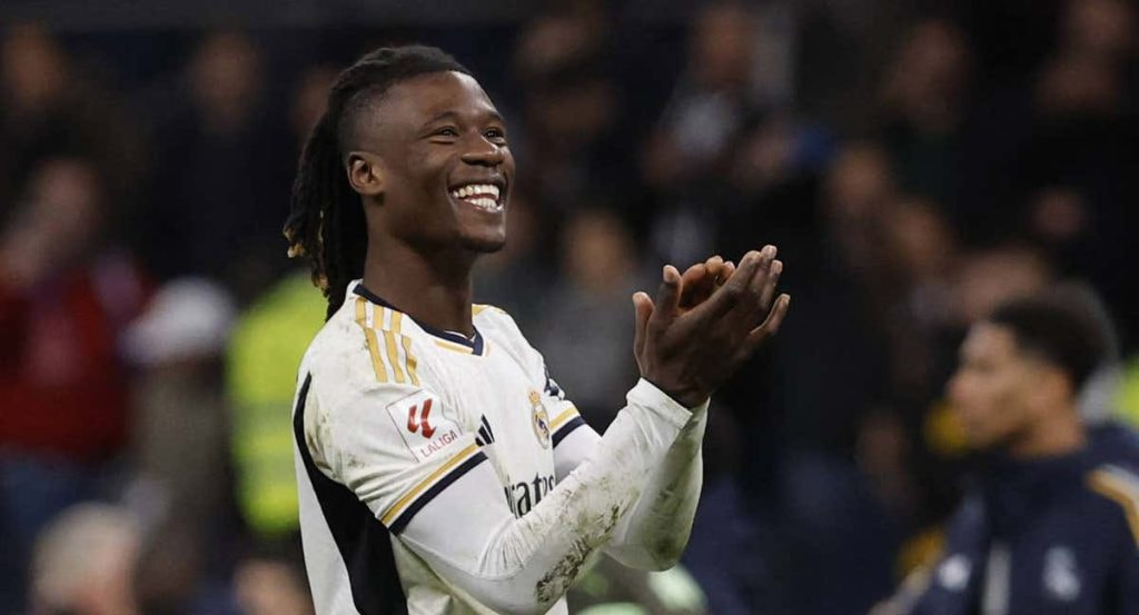 Camavinga, con el Real Madrid.