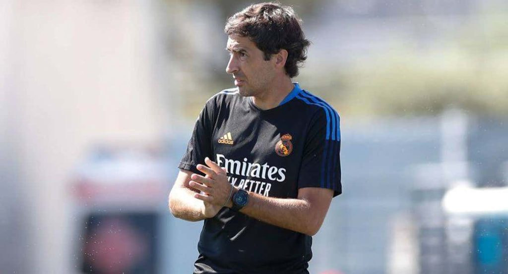Raúl, en un partido del Castilla