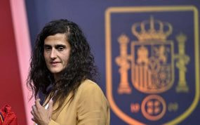 Montse Tomé durante su presentación como seleccionadora nacional.