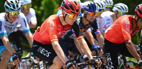 Carlos Rodríguez, durante el presente Tour de Francia.