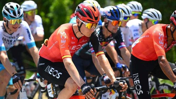 Carlos Rodríguez, durante el presente Tour de Francia.